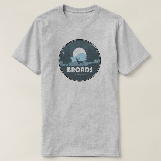 T-shirt Broads Parc national Deer (Design devant)