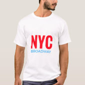 T-shirt Broadway de NYC (Devant)
