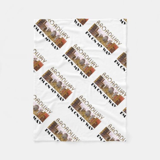 T-SHIRT Broadway Star Fleece Deken (Voorkant)