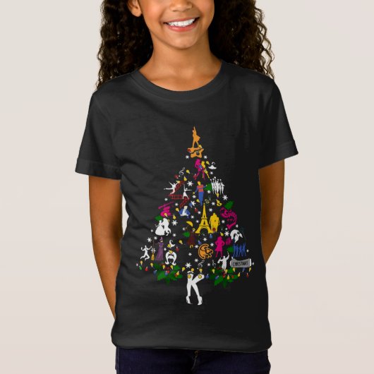 T-Shirt Broadway Ugly Christmas Tree Vous Serez Venu (Devant)
