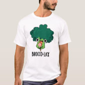 T-shirt Brocco lick Funny Veggie Broccoli Pun (Devant)