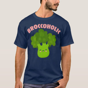 T-shirt Broccoholic Broccoli Végétalien Légume Sain Végéta