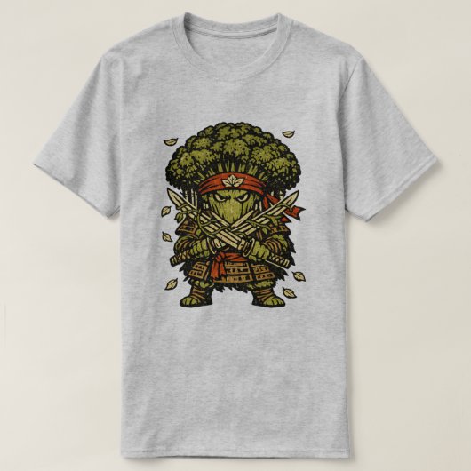 T-shirt Broccoli Bushido — Protector of the Forest (Design devant)