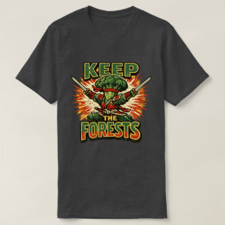 T-shirt Broccoli Bushido – PROTÉGEZ LES FORÊTS Héros