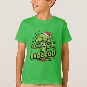 T-shirt Broccoli Enfants Noël Funny Broccoli Toddler