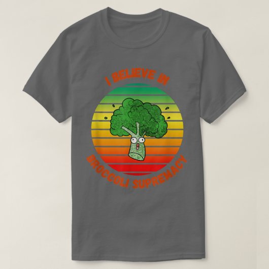 T-shirt Broccoli Love for Vegetarians Vegans funny Desig (Design devant)