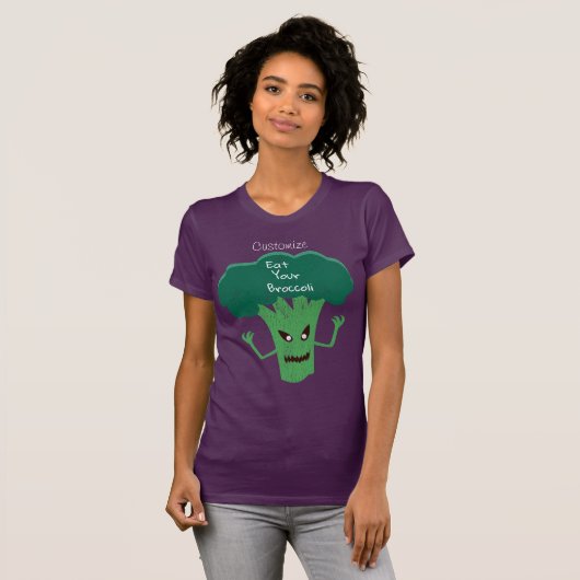 T-shirt Broccoli Thunder_Cove effrayant (Devant entier)
