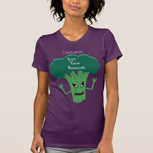 T-shirt Broccoli Thunder_Cove effrayant (Devant)