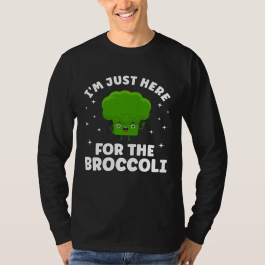 T-shirt Broccoli  Vegetable Vegetarian Broccoli Vegan Food (Devant)