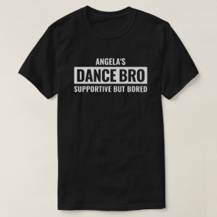 T-shirt Broche de danse personnalisée pour hommes, Frère d