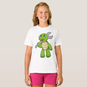 T-shirt Broche mécanique de tortue (Devant entier)