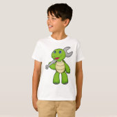 T-shirt Broche mécanique de tortue (Devant entier)