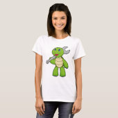 T-shirt Broche mécanique de tortue (Devant entier)