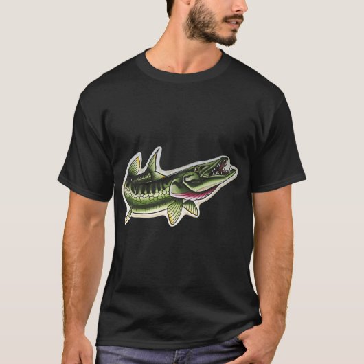 T-shirt Brochet maillé (Devant)