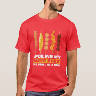 T-shirt Brochettes de Street Food entre amis