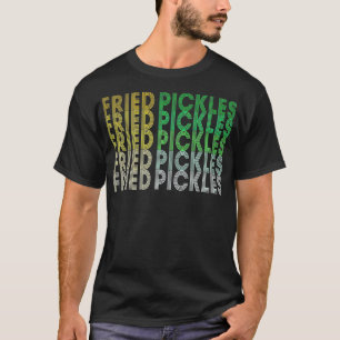 T-shirt Brochettes Retro Frit Pickles Lover Confort Alimen