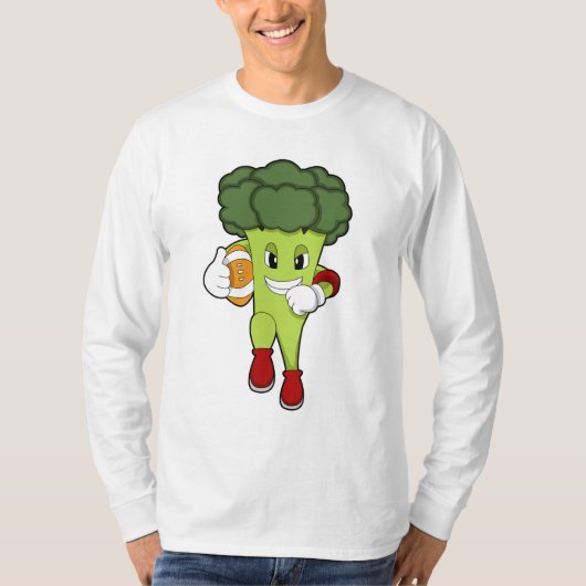 T-shirt Brocoli dans le football (Devant)