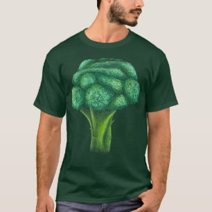 T-shirt Brocoli végétal Vegan Green Plante Légumes Veget