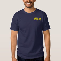T-shirt Brodé BABM Tee brodé de la marine