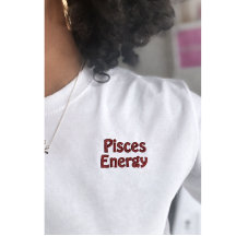 Chemise cadeau signe Poissons Astro brodée