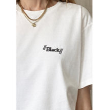 Conception brodée amoureux de la couleur noire