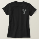 T-shirt Brodé Mariée Année en cours - Avec vos initiales<br><div class="desc">Choisissez votre T-shirt Brodé de mariée couleur personnalisée T-shirt de mariée pour tous les membres du parti Groom T-shirts BestMan T-shirts GroomsMan T-shirts Usher T-shirts RingBearer T-shirts 7 Words to a Long and Happy Marriage- Je suis désolé - Oui Cher - C'est mon Accessoires Mariage de faille T-shirts, vestes, Sweat...</div>