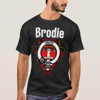 T-shirt Brodie Clan Scottish Name Coat Of Arms Tartan 