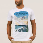 T-shirt Broken Bow Oklahoma (Devant)