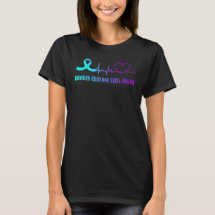 T-shirt Broken Crayons Still Color Sensibilisation à la pr
