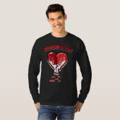T-shirt Broken Heart Dripping Chile Red 9s Matching (Devant entier)