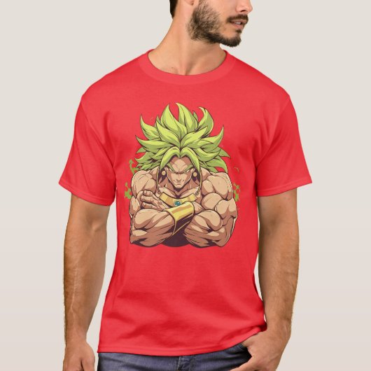 T-shirt broly print (Devant)