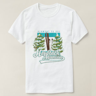 T-shirt Bromley Mountain Pérou Vermont US Logo de ski T-sh