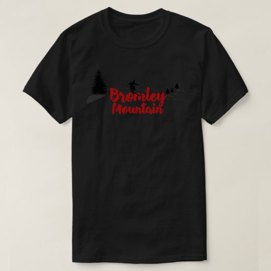 T-shirt Bromley Mountain Ski Long (Design devant)