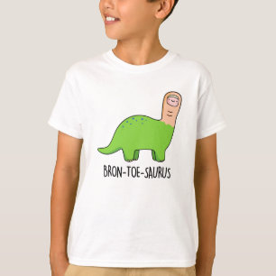 T-shirt Bron-toe-saurus Funny Dinosaur Pun