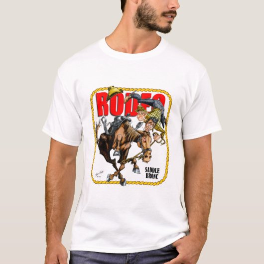 T-shirt Bronc de selle (Devant)