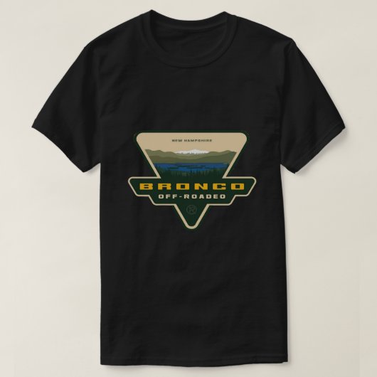 T-shirt Bronco Off Roadeo New Hampshire Classic T-Shirt.pn (Design devant)