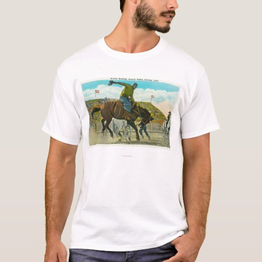 T-shirt Bronco s'opposant au rodéo annuel de salines (Devant)