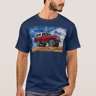 T-shirt Bronco vintage rouge