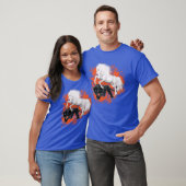 T-shirt Broncos quittant d'un pas lourd les panthères (Unisexe)