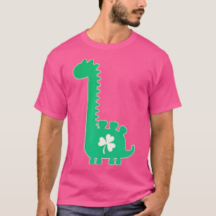 T-shirt Brontosaurus Jour de la Saint Patrick Dinosaur Sha