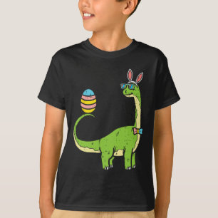 T-shirt Brontosaurus Oreilles de Lapin Oeuf Jour de Pâques