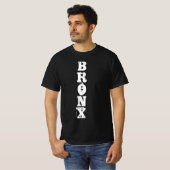 T-shirt Bronx Retro Classic Nyc New York City Valeur noire (Devant entier)