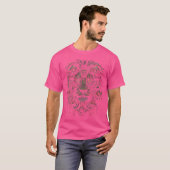 T-shirt Bronze De Lion De Steampunk Et Graphique D'Oeuvre  (Devant entier)