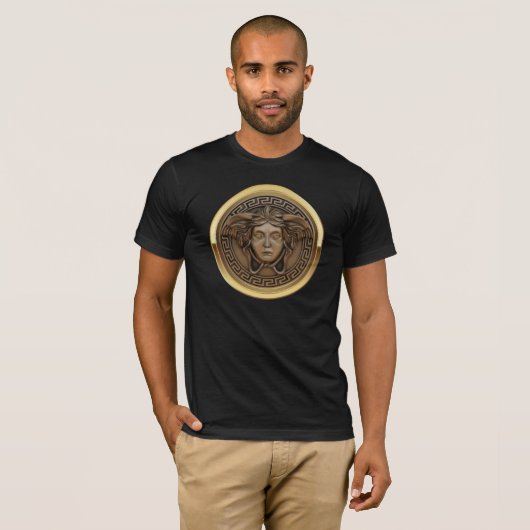 T-Shirt Bronze Méduse Rondanini (Devant entier)