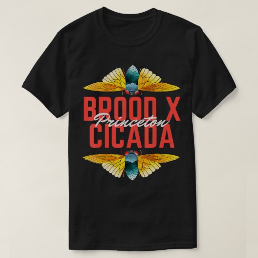 T-shirt Brood X Cicada Invasion Princeton New Jersey Bug L (Design devant)