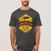 T-shirt Brood XIX Cicadas Great Southern Brood Grunge (Devant)