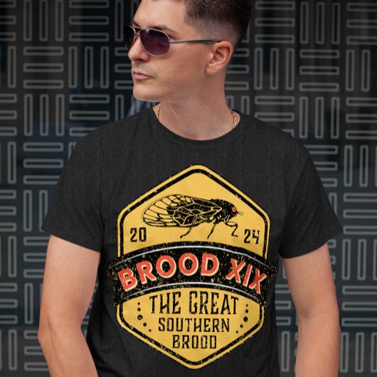 T-shirt Brood XIX Cicadas Great Southern Brood Grunge