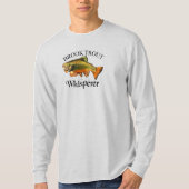 T-shirt Brook Trout Whisperer Léger Long Manche (Devant)