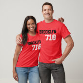 T-shirt Brooklyn 718 (Unisexe)