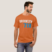T-shirt Brooklyn 718 (Devant entier)